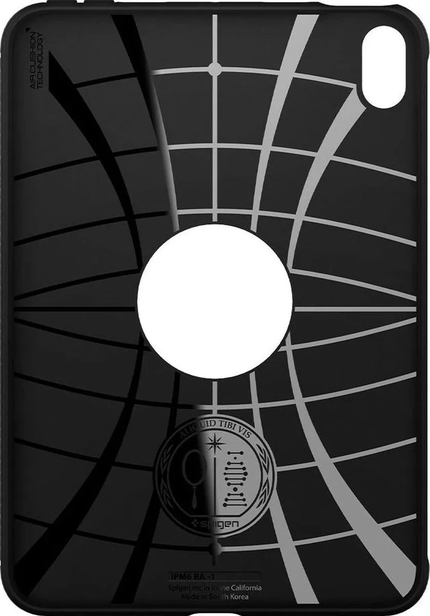 Spigen Rugged Armor ACS03764 Hoes iPad mini 6 - Zwart - afbeelding 5 van 6