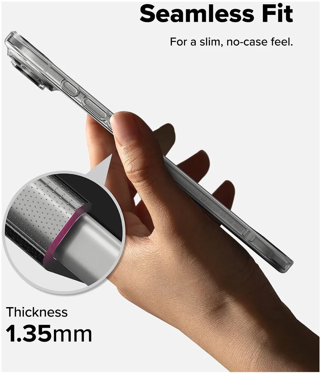 Ringke Air Hoesje iPhone Air - Transparant TPU