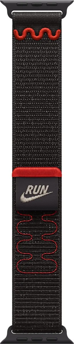 Apple Nike Sport Loop Band - Apple Watch 38-42mm Midnight Black - afbeelding 6 van 6