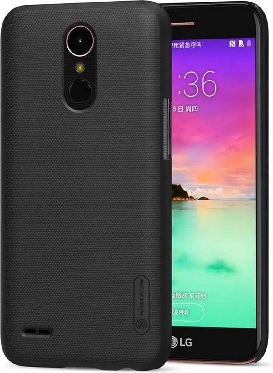 Nillkin Frosted Shield Hoesje LG K10 (2017) - Zwart - afbeelding 3 van 6