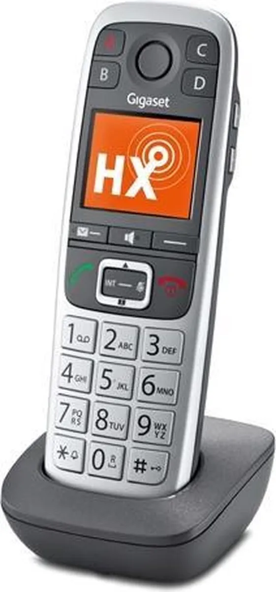 Gigaset E560HX DECT Telefoon met Antwoordapparaat - Zilver/Grijs