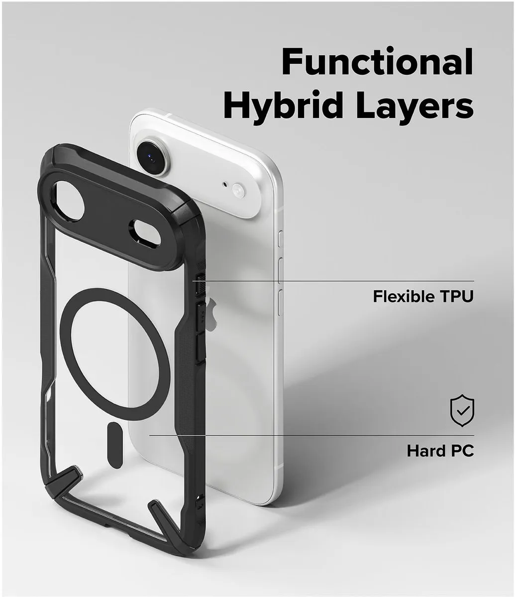 Ringke Fusion X Magnetic Hoesje iPhone Air - Zwart