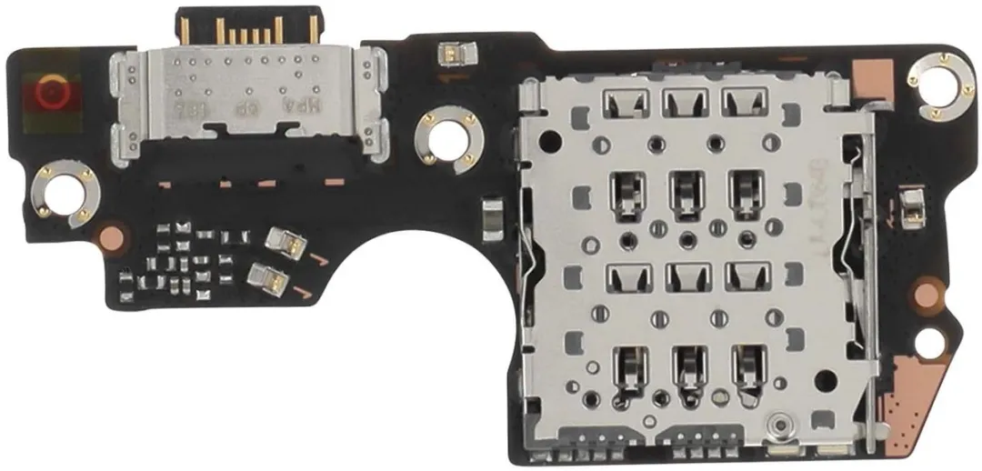 Xiaomi Vervangende USB-C Oplaadconnector Redmi Note 14 Pro 4G - Zwart