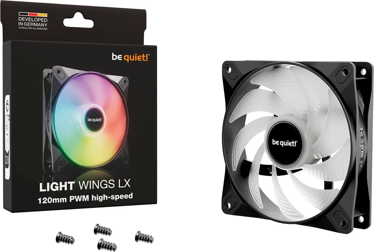 be quiet! BL123 Box Ventilator 12cm - Zwart
