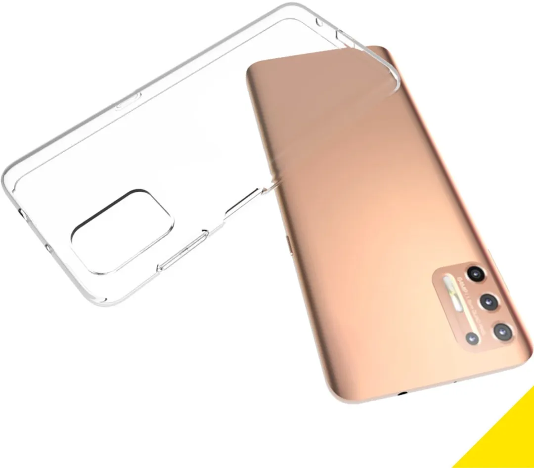 Accezz Hoesje Motorola Moto G9 Plus - Transparant