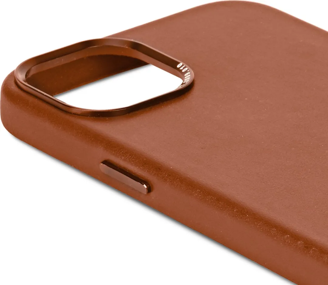 Decoded Leren Hoesje iPhone 15 Plus - Bruin - D24IPO15PLBC1TN