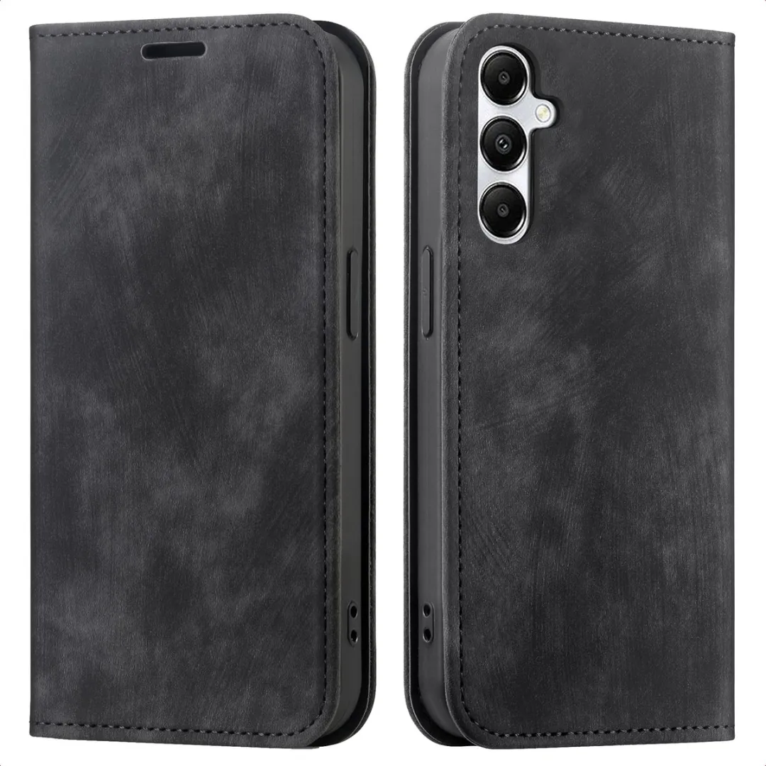 imoshiion Hoesje Samsung Galaxy A17 - Slim Bookcase 2 Pasjes - Zwart