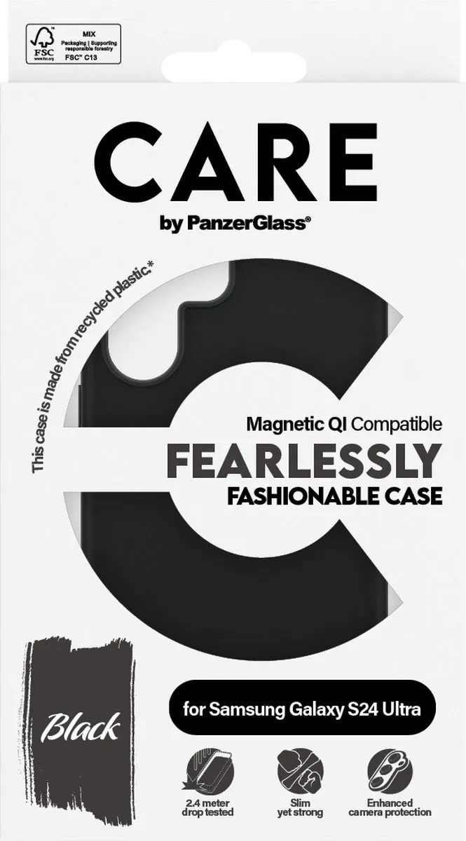 PanzerGlass Fashion Qi-Hoesje 5715685012372 - Samsung Galaxy S24 Ultra - Transparent