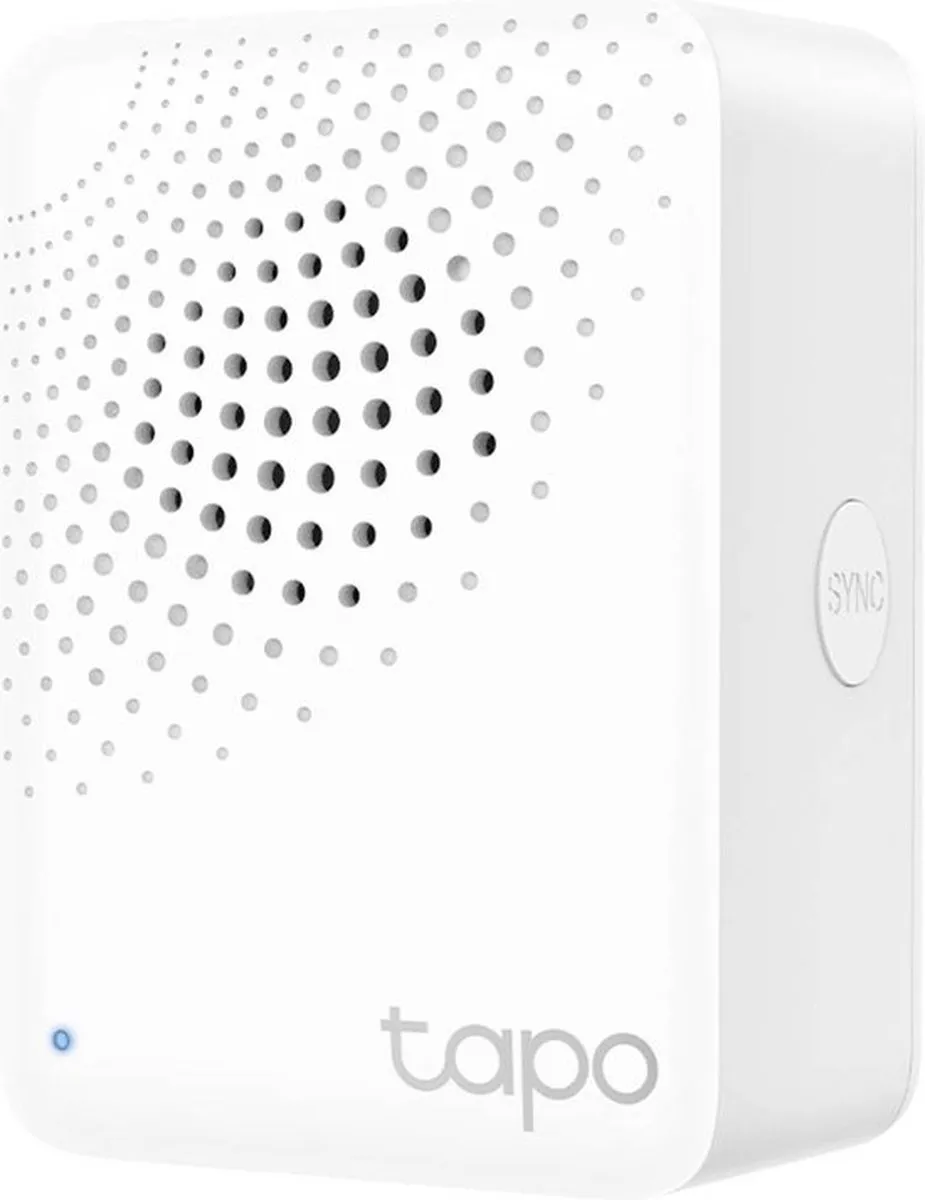 TP-Link Tapo H100 Smart Hub - 64 Ontvangers - 19 Melodieën - Wit