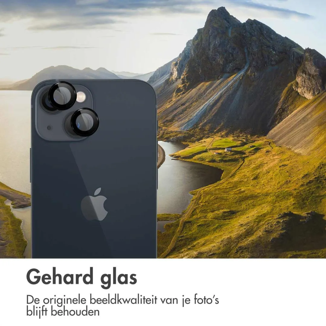 Imoshion Screenprotector iPhone 14 - Gehard Glas met Camera Lens