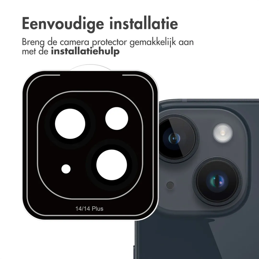 Imoshion Screenprotector iPhone 14 - Gehard Glas met Camera Lens