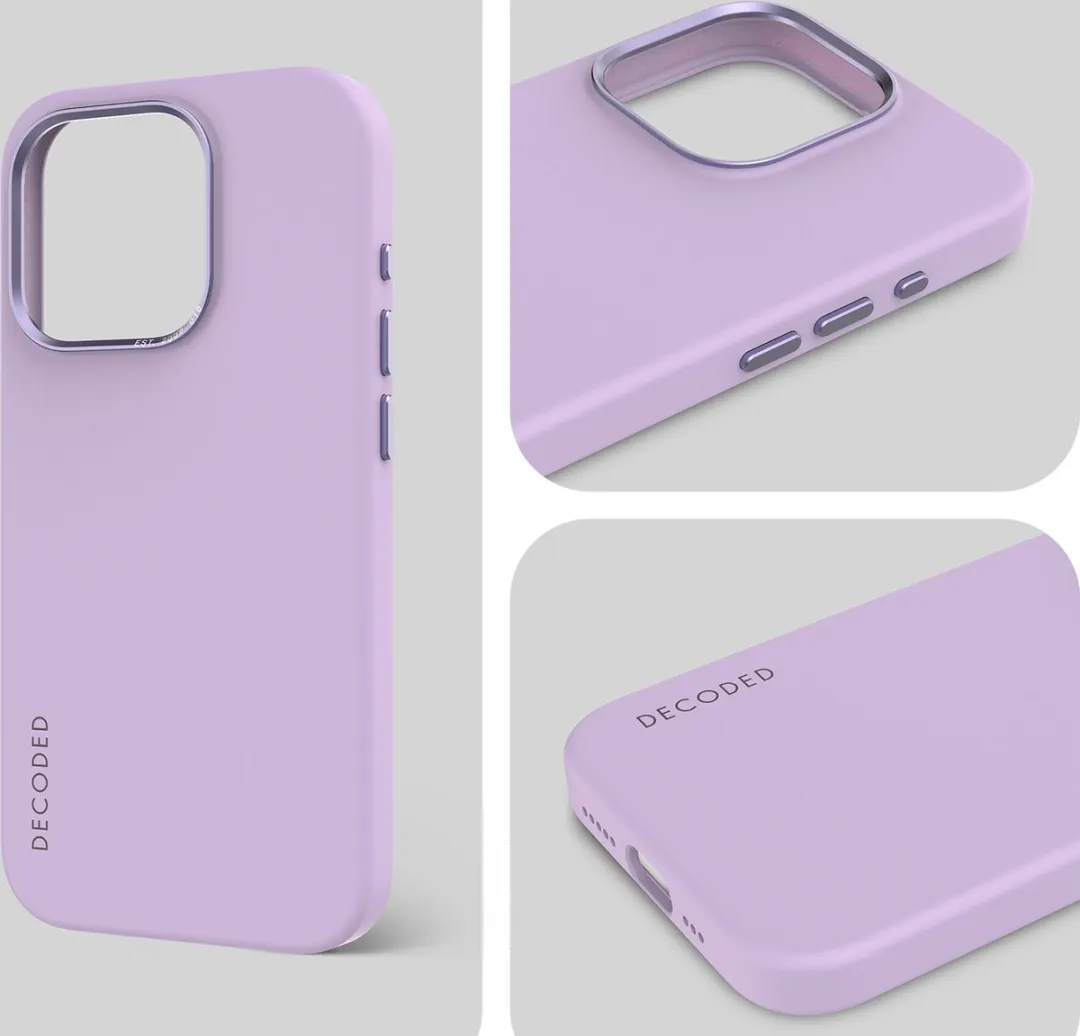 Decoded D24IPO15PMBCS9DR Siliconen Hoesje iPhone 15 Pro Max - Paars