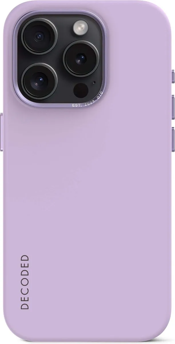 Decoded D24IPO15PMBCS9DR Siliconen Hoesje iPhone 15 Pro Max - Paars