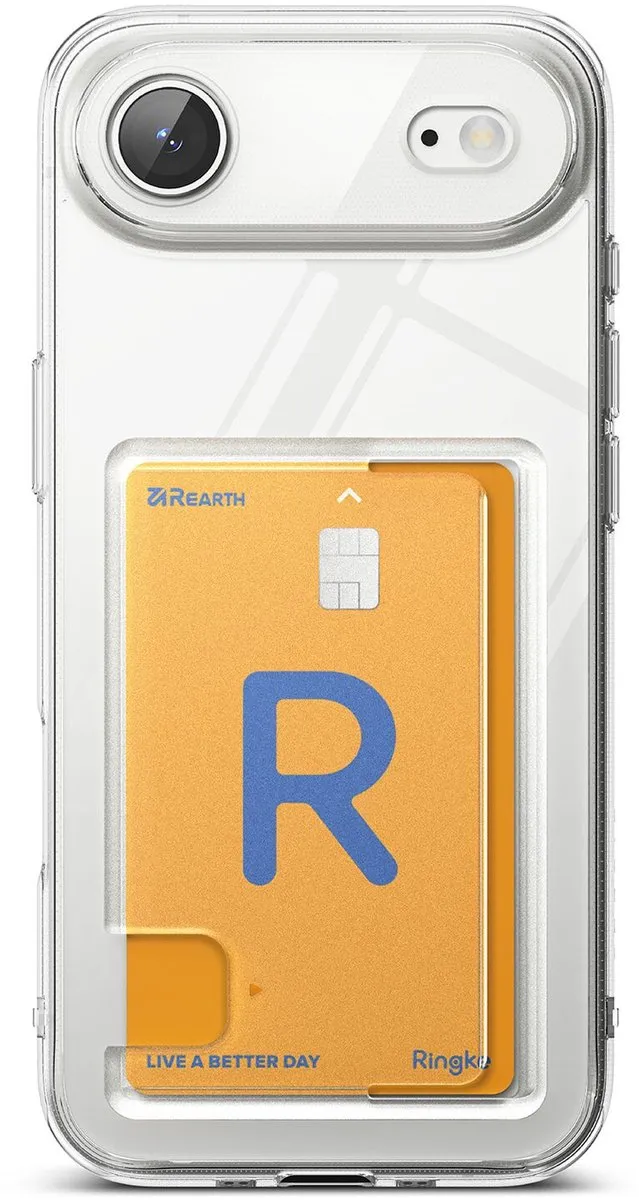 Ringke Fusion Card Hoesje iPhone Air - Transparant