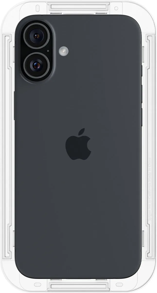 Spigen EZ Fit GLAS.tR iPhone 16 Screenprotector - 2 Stuks