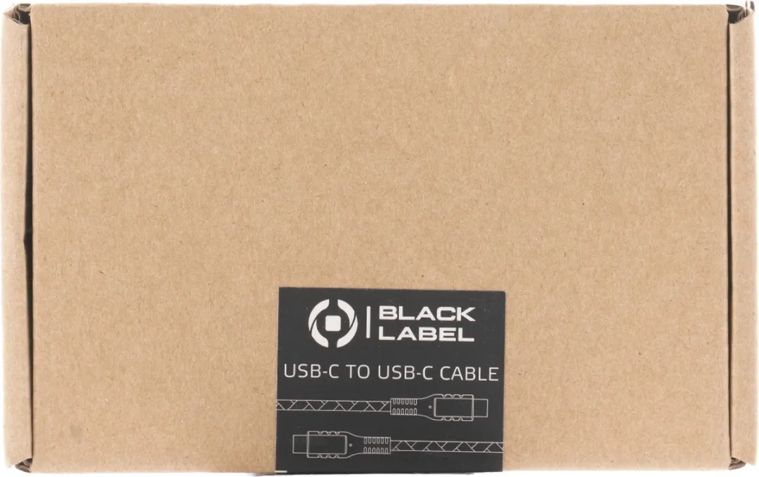 Black Label USB-C naar USB-C snellaadkabel 2 meter