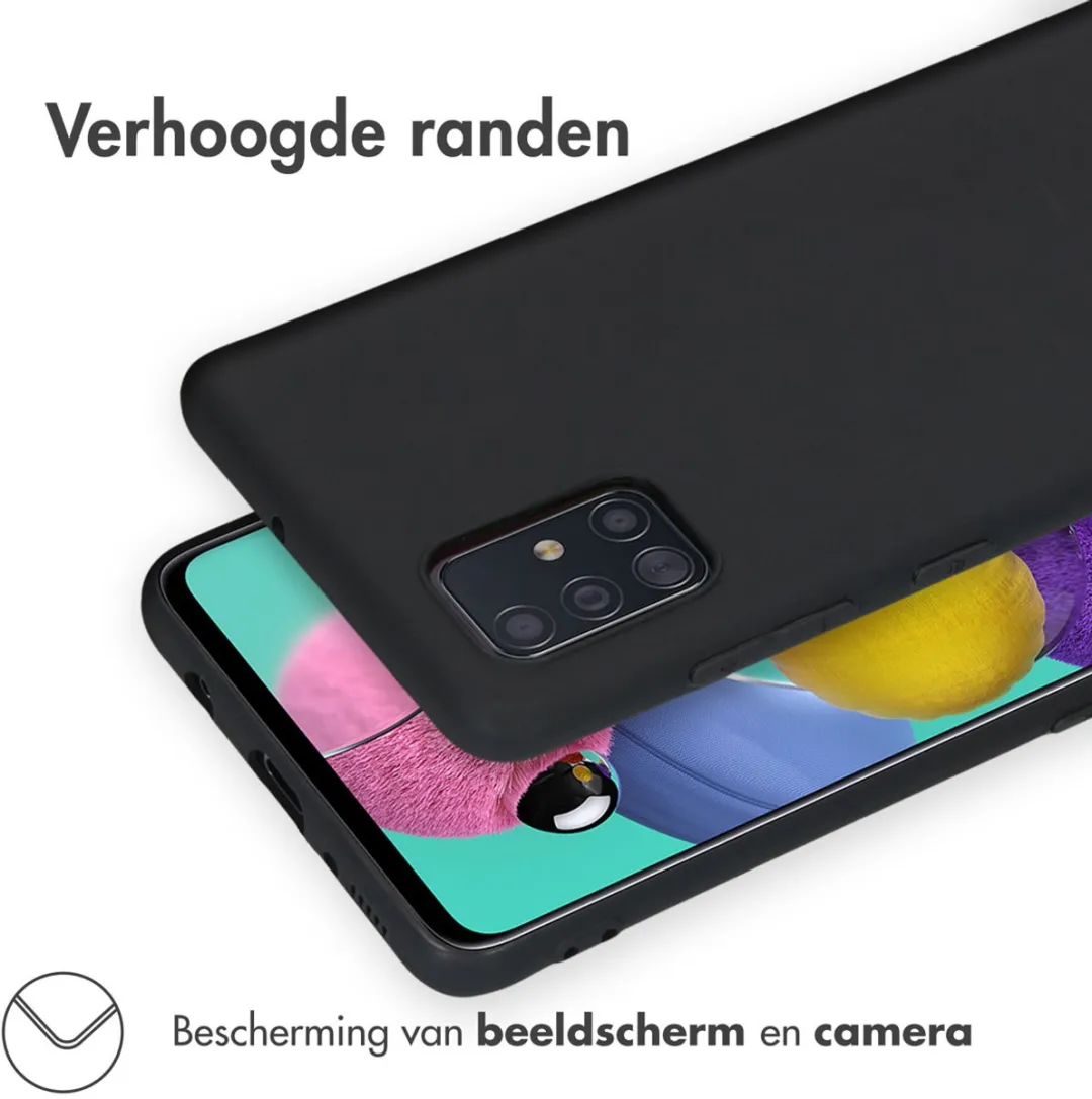 imosHion Hoesje Samsung Galaxy A51 - Zwart