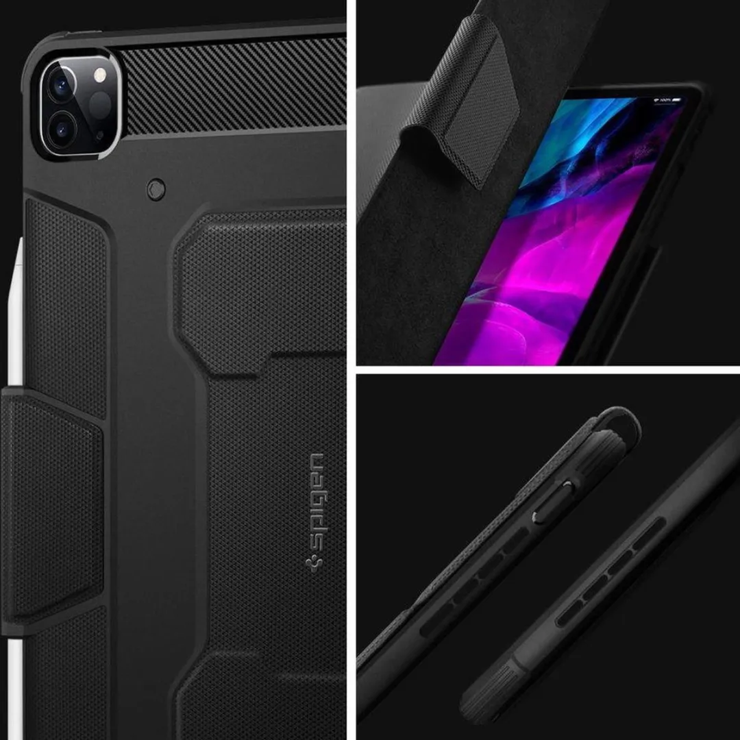 Spigen Rugged Armor Pro ACS01024 iPad Pro 11 Hoes - Zwart - afbeelding 6 van 6