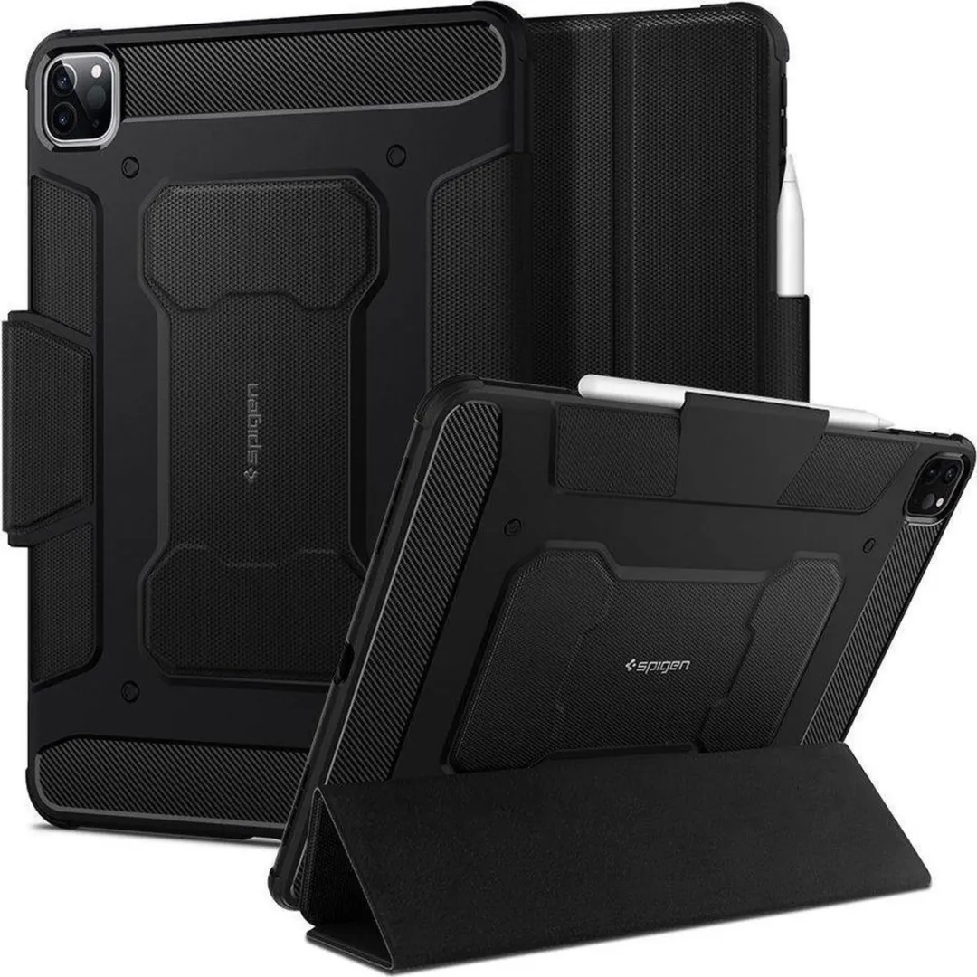 Spigen Rugged Armor Pro ACS01024 iPad Pro 11 Hoes - Zwart - afbeelding 3 van 6