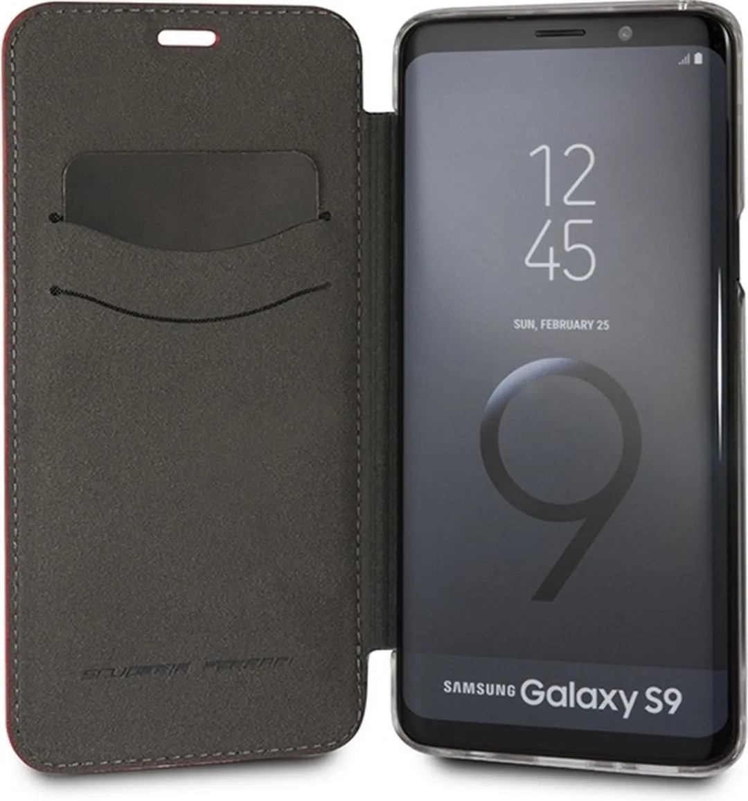 Ferrari Offtrack Book Case - Samsung Galaxy S9 - Rood