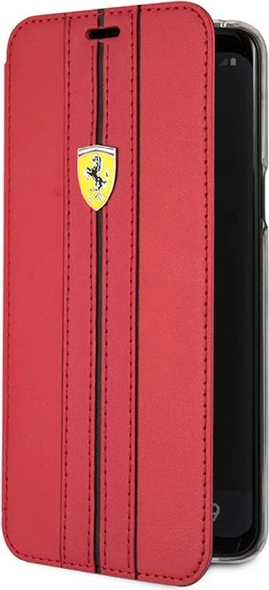 Ferrari Offtrack Book Case - Samsung Galaxy S9 - Rood