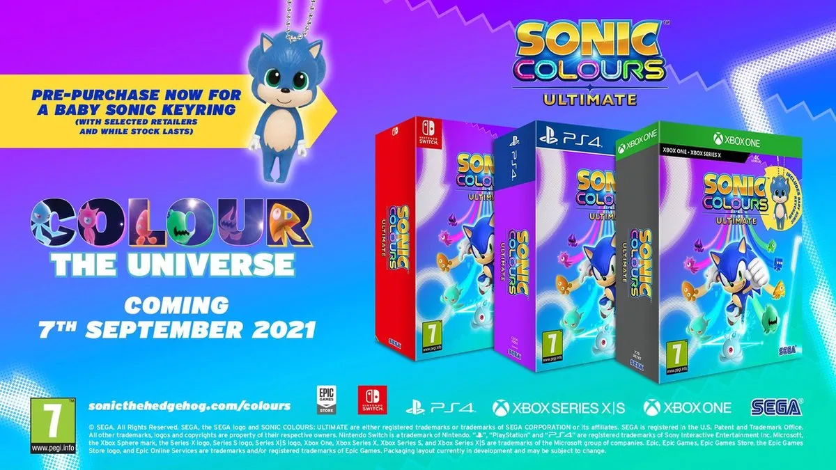 Sega Sonic Colours Ultimate Day One Edition - Xbox One & Series X