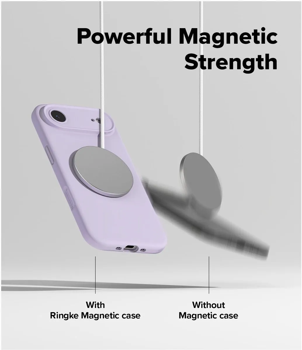 Ringke Silicone MagSafe Hoesje iPhone Air - Paars