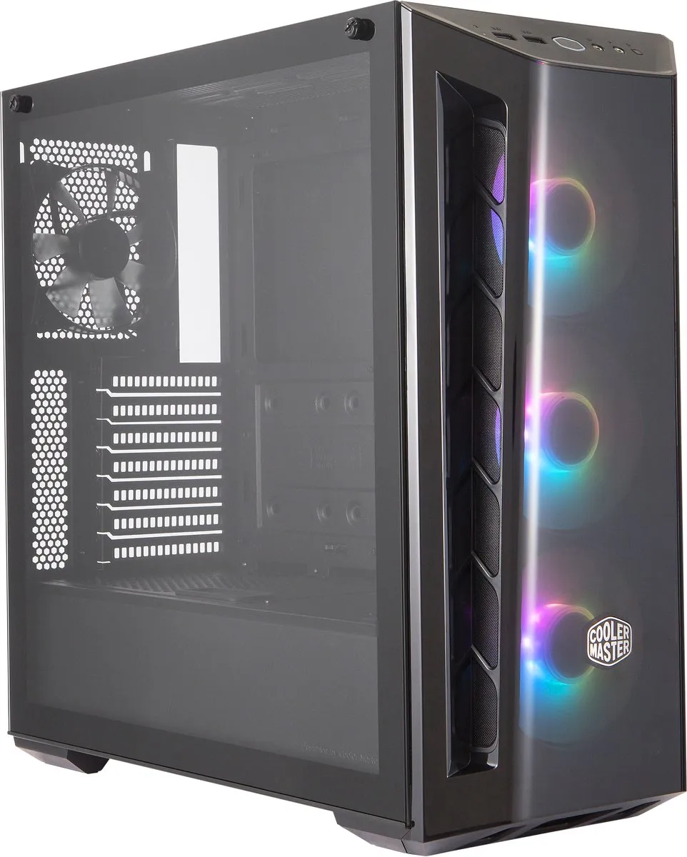 Cooler Master MasterBox MB520 - ATX Behuizing - 3 Ventilatoren - Zwart