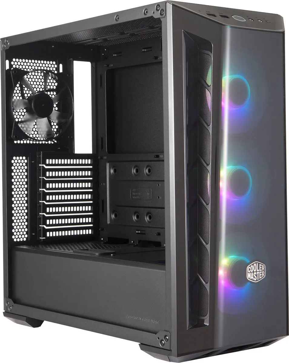Cooler Master MasterBox MB520 - ATX Behuizing - 3 Ventilatoren - Zwart