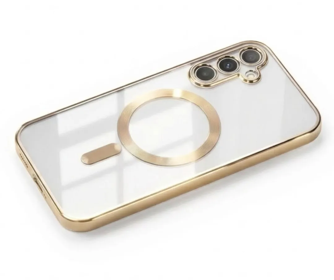 NUVEX Transparant Goudkleurig Hoesje Samsung Galaxy A17