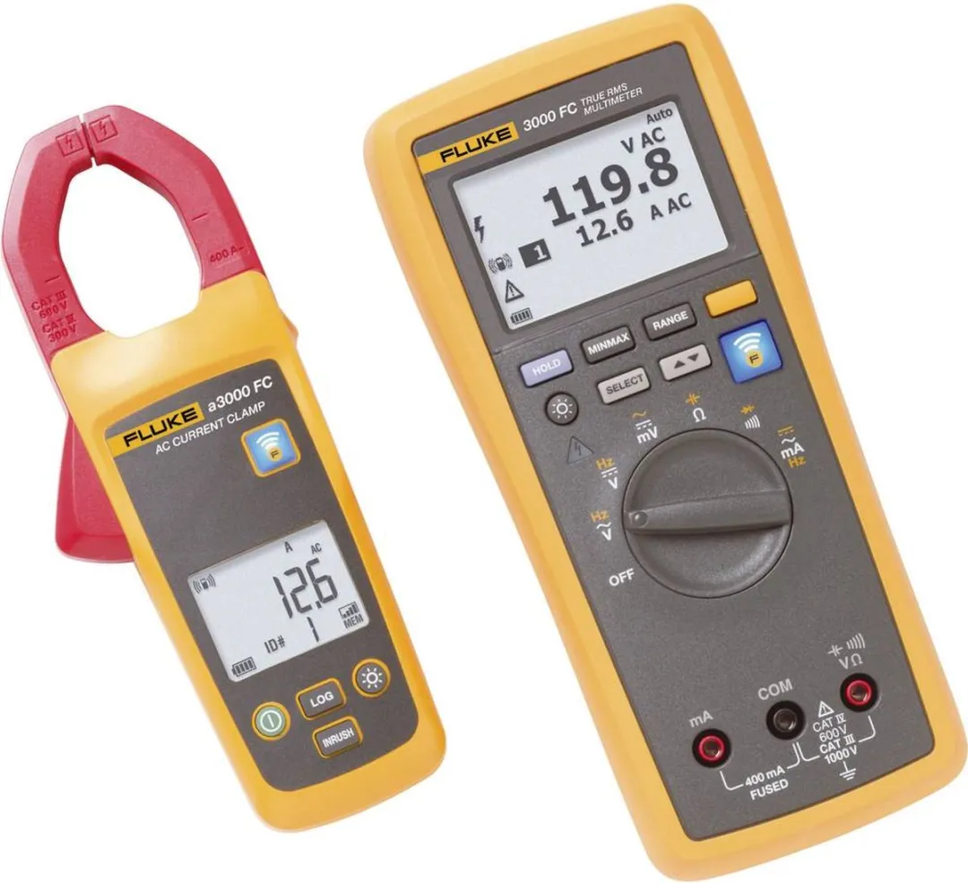 Fluke FLK-A3000 FC Stroomtang Multimeter - Datalogger CAT III/IV