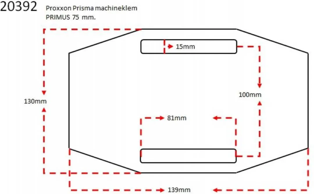 Proxxon Primus 100 Machinebankschroef 100mm