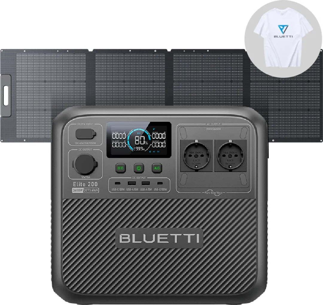 Bluetti Elite 200 V2 Energiecentrale 2073Wh
