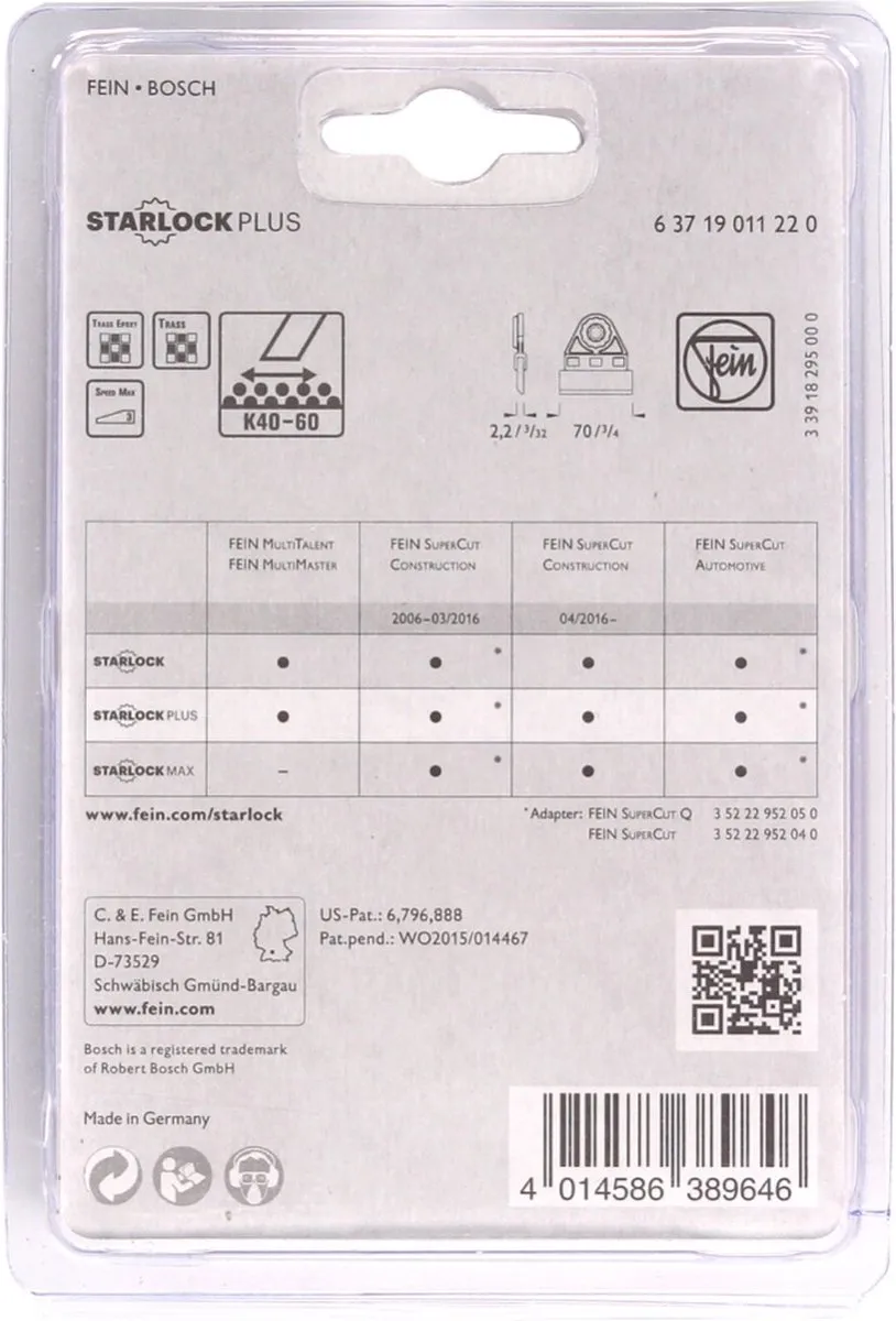 Fein Starlock Plus Tegelvoegenreiniger 63719011220 - afbeelding 6 van 6