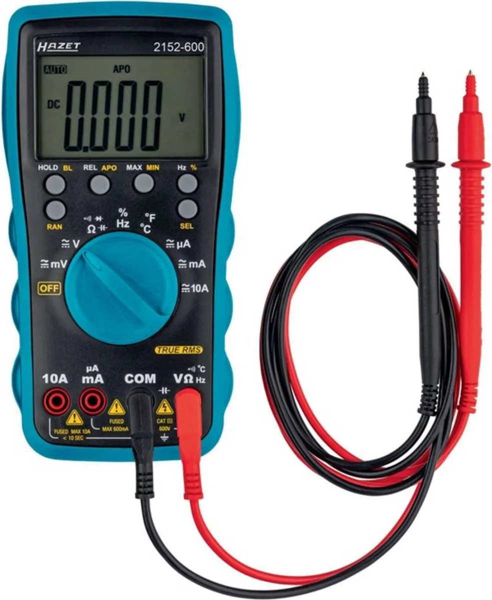 Hazet 2152-600 Digitale Multimeter CAT III 600V