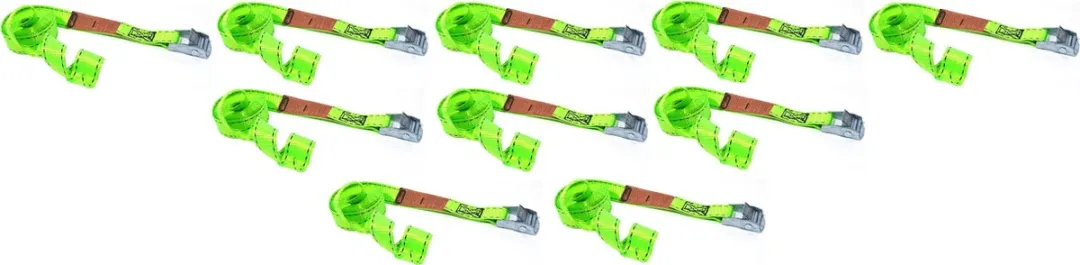Jumbo Spanband 10 Stuks 300cm 25mm - 250KG Fluogroen