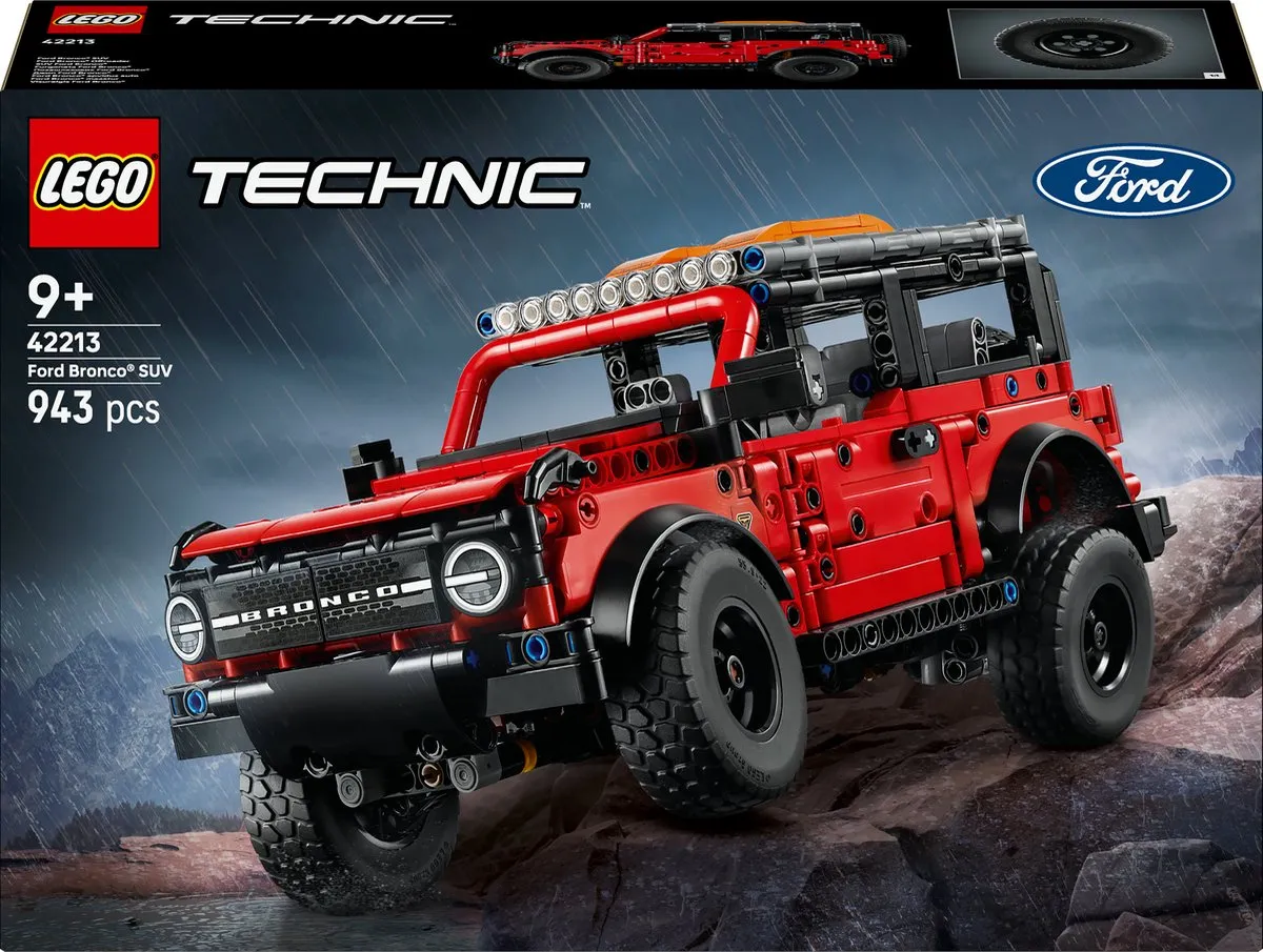 LEGO Technic Ford Bronco SUV 42213 - 943 Stukken - Multicolor