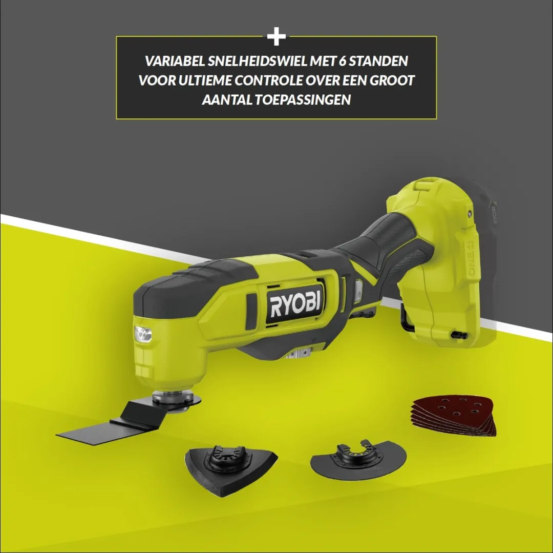 Ryobi One+ RMT18-0 Multitool - 13mm