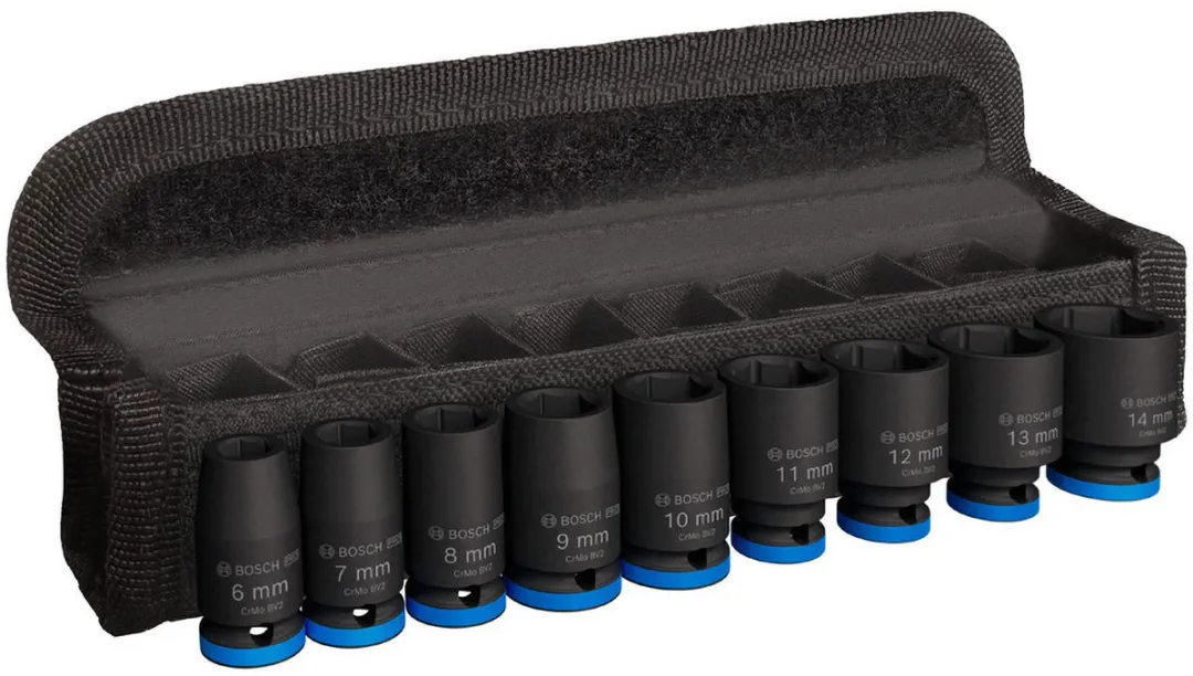 Bosch Professional PRO Impact Krachtdoppenset 9-delig 2608003034