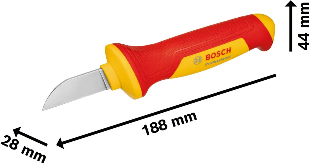 Bosch Professional VDE Kabelmes - Geel/Rood