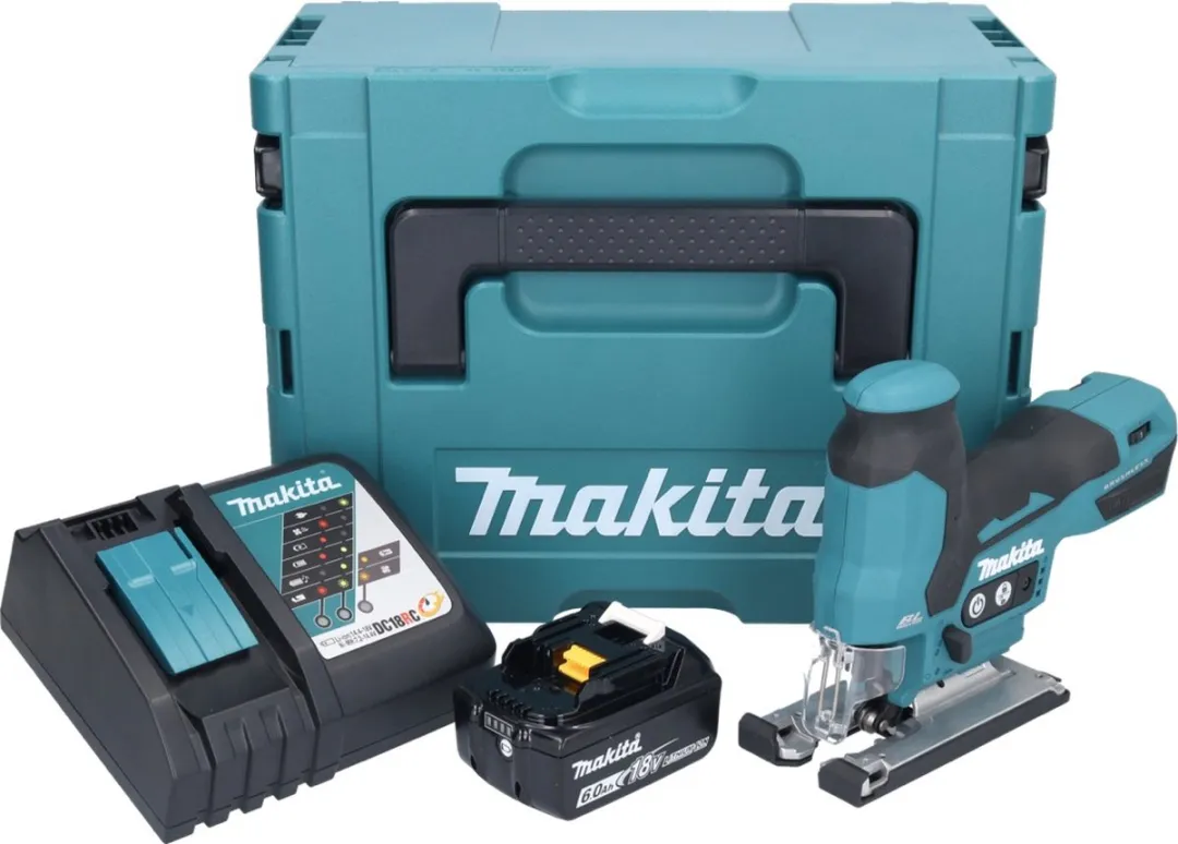 Makita DJV 185 RG1J Pendelzaag - 18V borstelloos - 6 Zaagbladen - afbeelding 2 van 5
