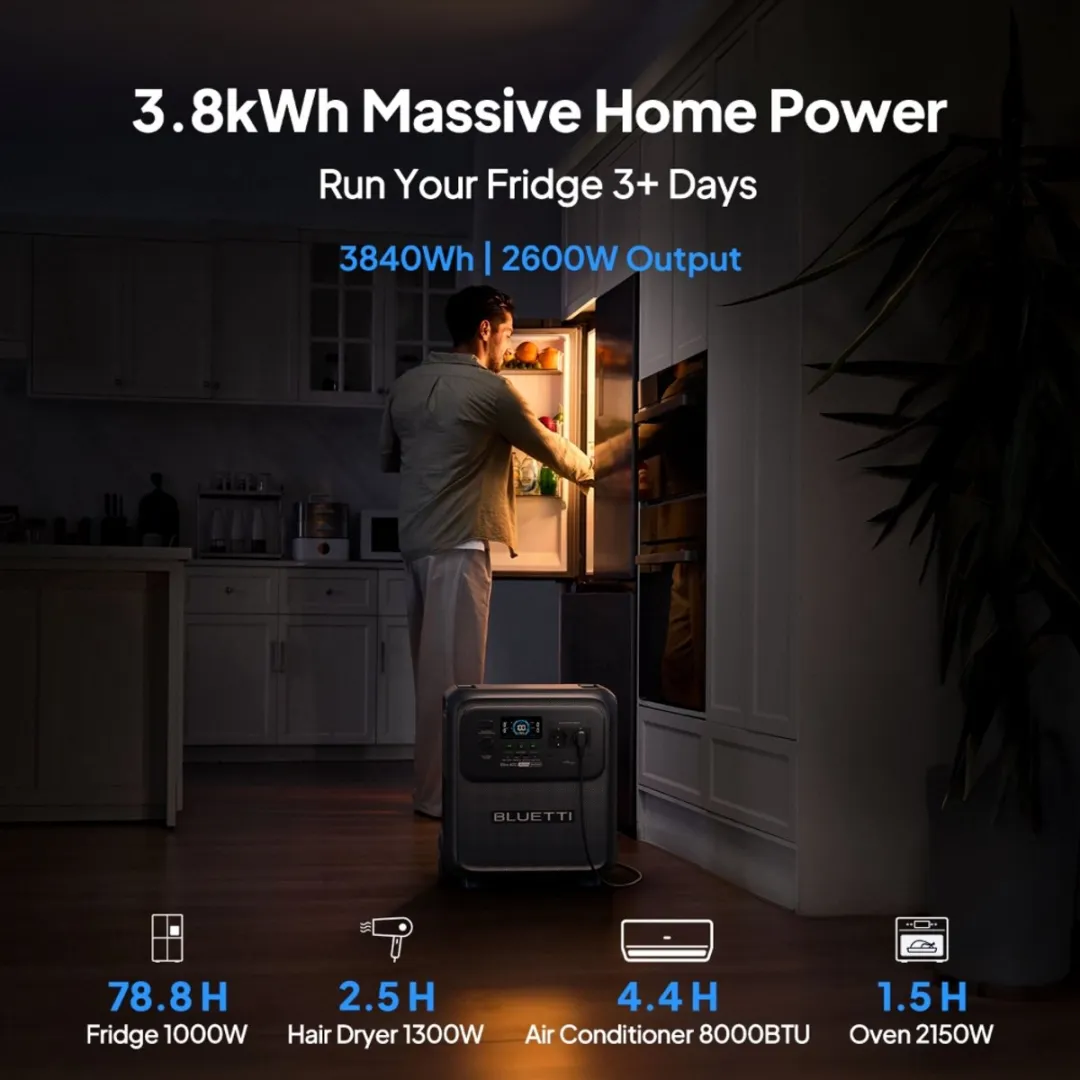 Bluetti Elite 400 Zonne-energiecentrale 2600W 3840Wh - met PV350
