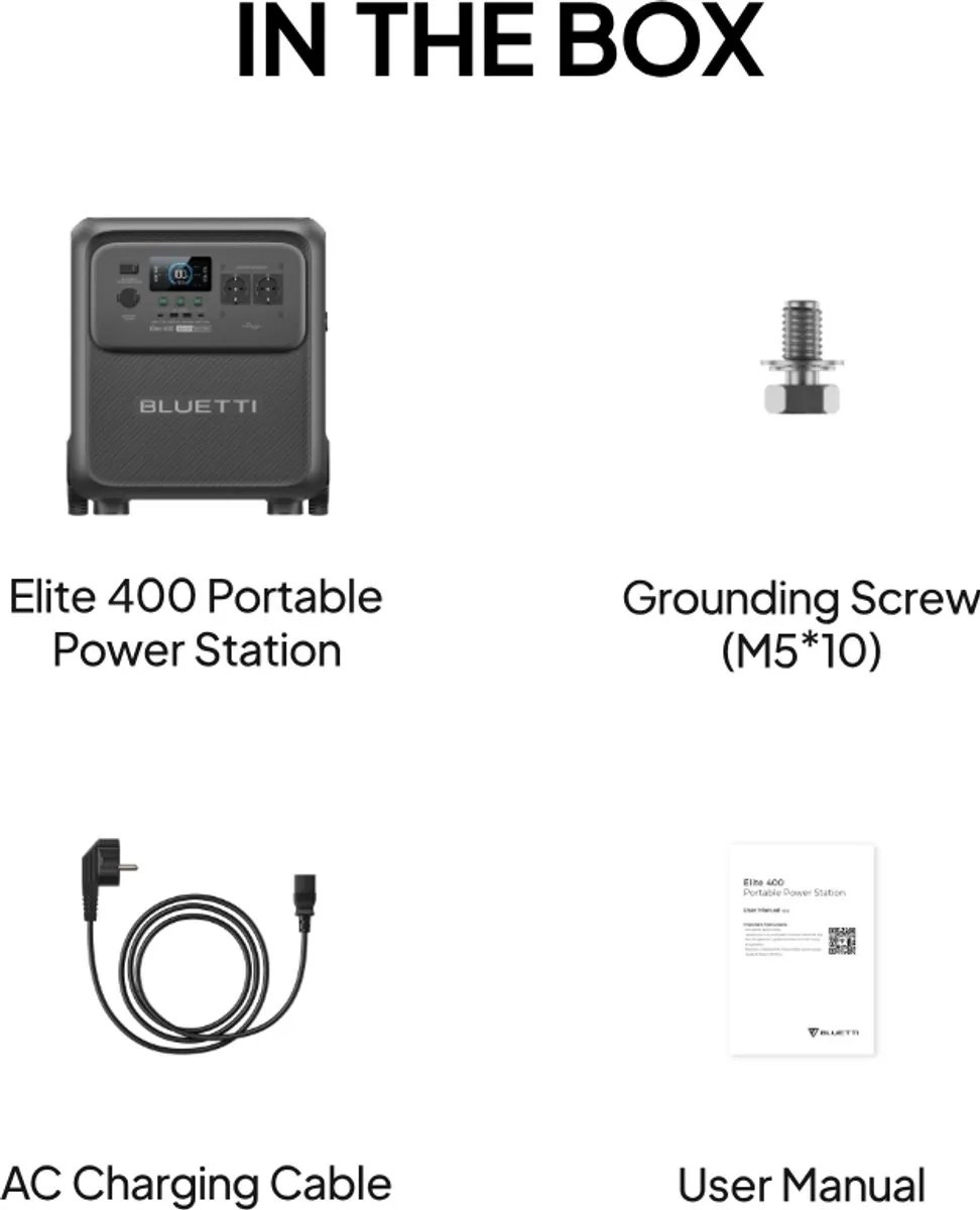 Bluetti Elite 400 Zonne-energiecentrale 2600W 3840Wh - met PV350