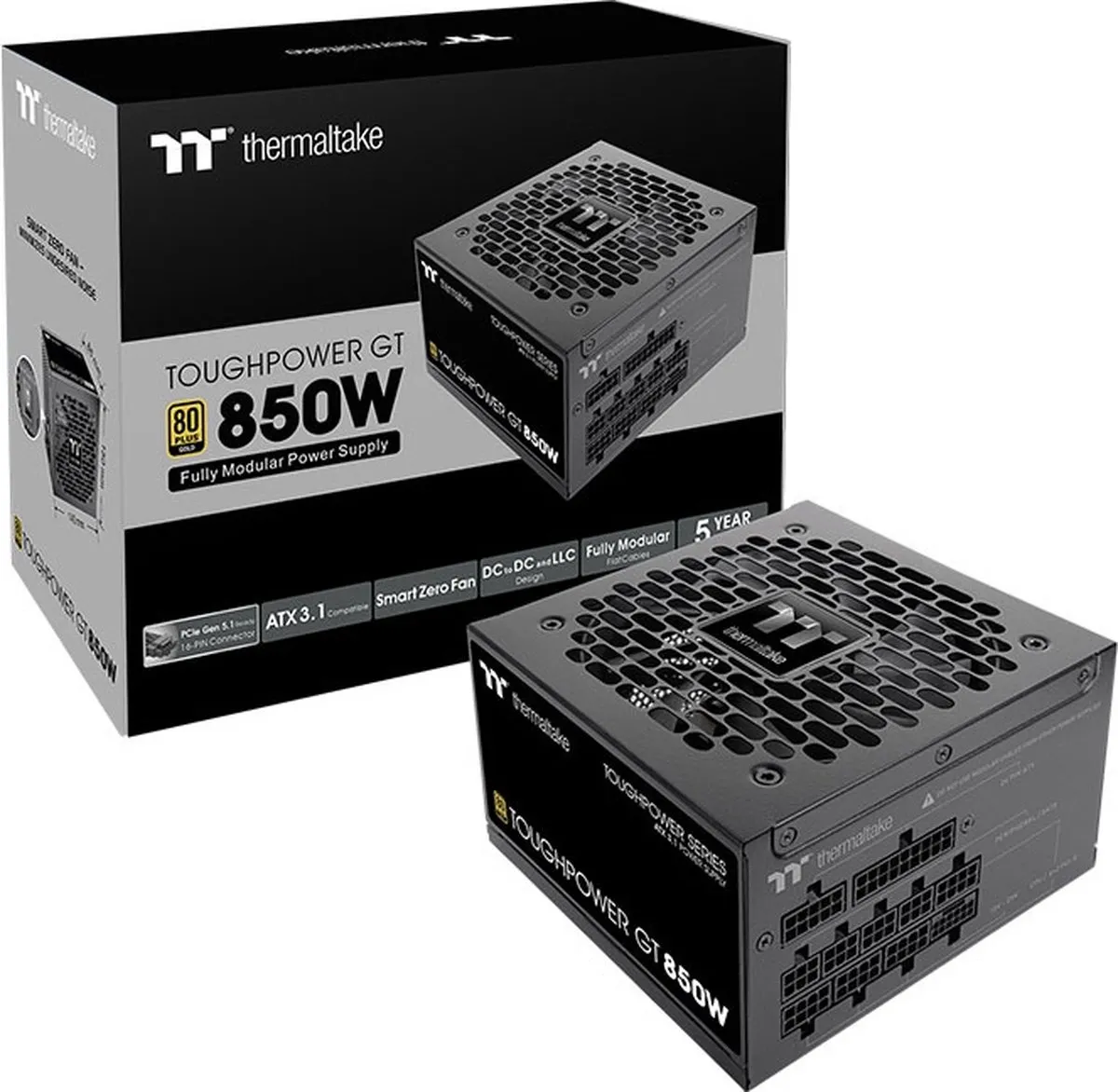 Thermaltake Toughpower GT 850W PS-TPT-0850FNFAGE-3 - Zwart