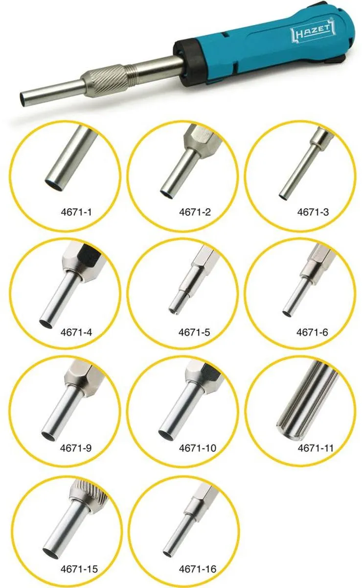 Hazet 4671-4 Systeemkabelontgrendelaar 2.5mm