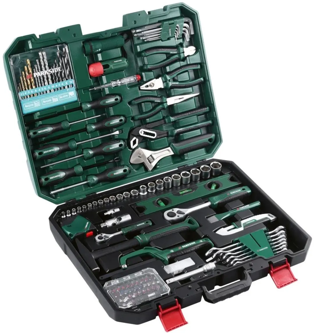PARKSIDE Gereedschapskoffer 122-delig - 122 Stuks