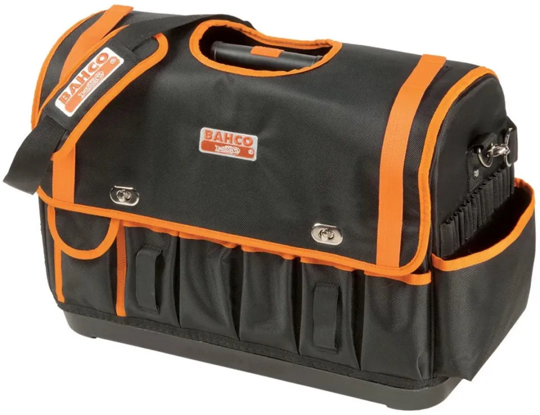 Bahco 4750FB1-19B Luxe Open Gereedschaptas - Zwart/oranje