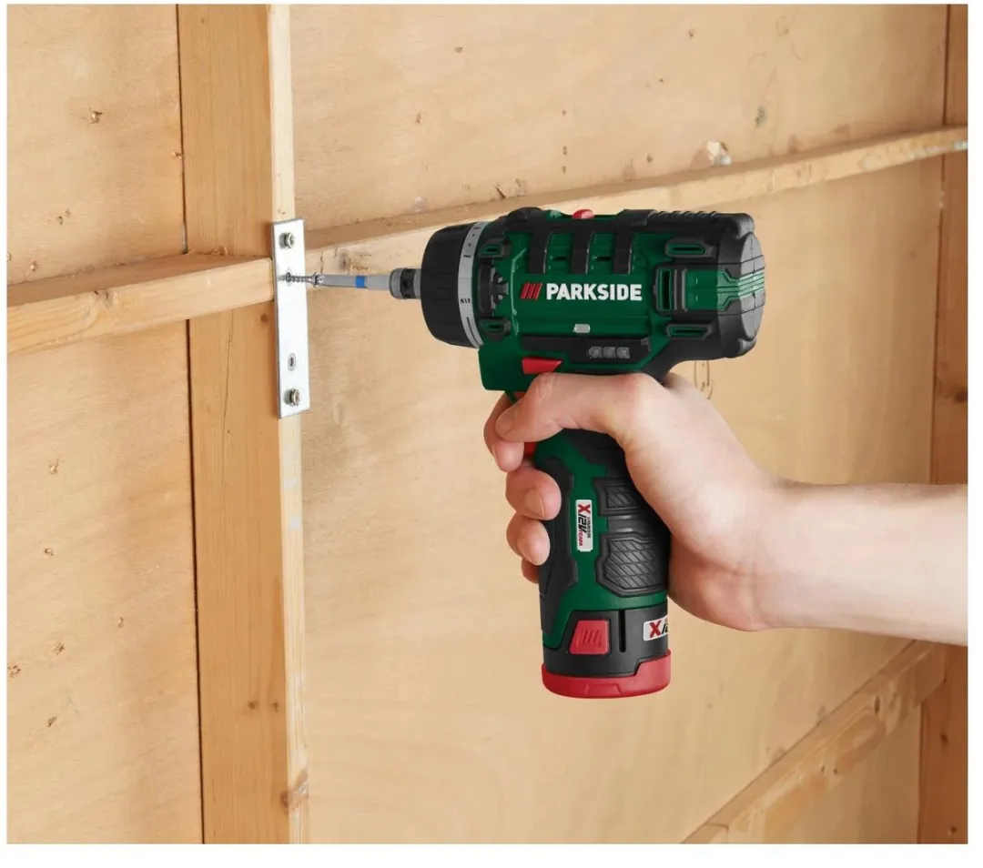 Parkside X 12V Accu-Boormachineset - 2 Accu's & Lader - afbeelding 6 van 6