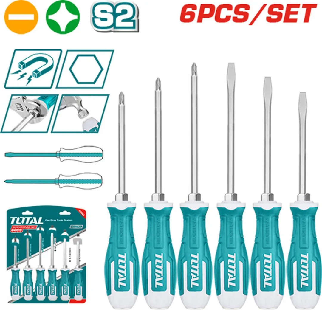 Total 6-delige Schroevendraaier Set