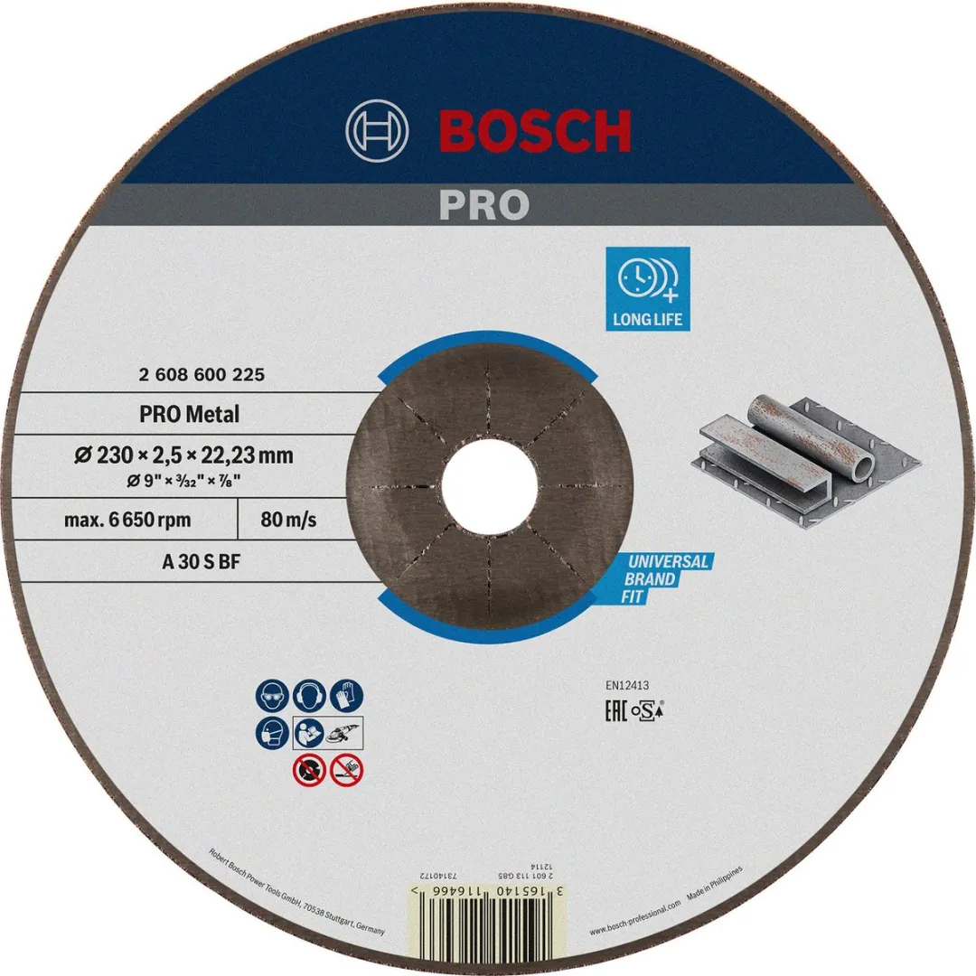 Bosch Professional DSS Geb. Met. 230x2,5 - Metaal